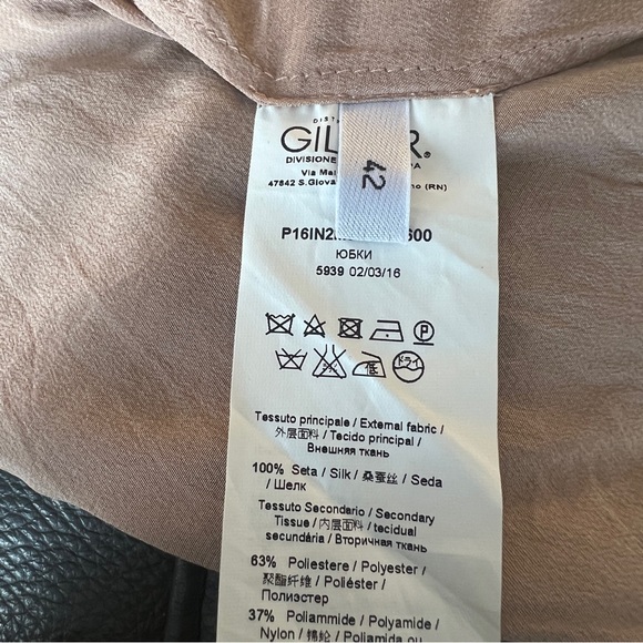 No 21 SILK MIDI SKIRT LACE OVERLAY IT 42 US 8 Excellent Pre-Owned Condition - Picture 8 of 10